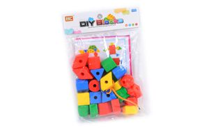 Joc logic A-Toys, Logica cu siret, 22 piese, plastic, 30x20x3cm