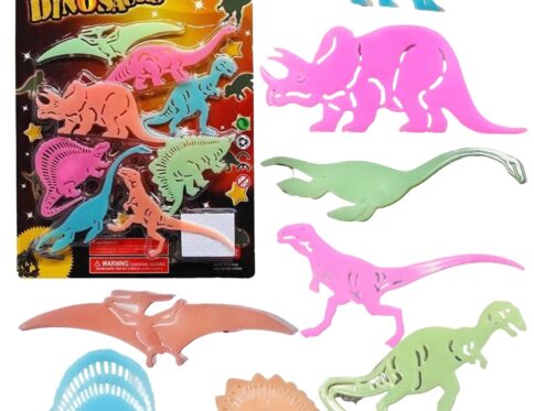 Set Fosforescent Dinozauri Luminoși