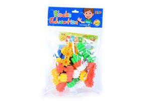 Set construcție „Block Education” – rotițe și piese interconectabile