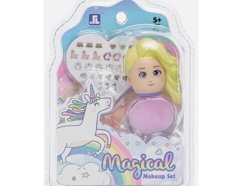 Set lac de unghii si stickere Little Princess