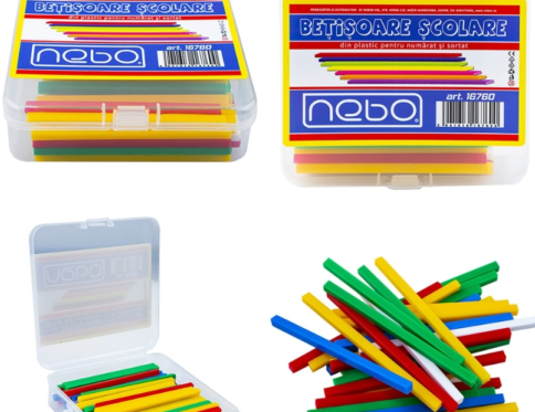 Bețișoare Școlare Plastic 100 Bucăți