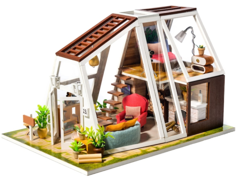 Set de construit, Cabana de vis a lui Peter, Little-Story, Lemn