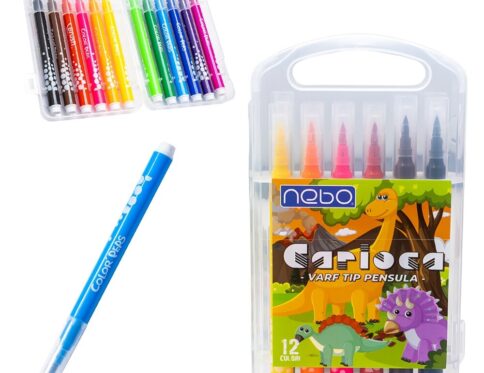 Carioci Pensulă 12 Culori
