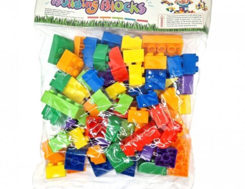 Joc de construcție, 75 piese, caramizi din plastic, 35x29cm