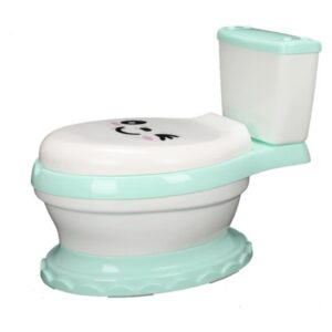 Olita educationala cu muzica, tip toaleta, cu reductor, bleu