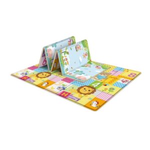 Covor de joaca pliabil, termic si impermeabil, antiderapant cu doua fete