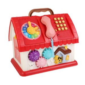 Casuta Interactiva cu Volan, Sunete si Jucarii