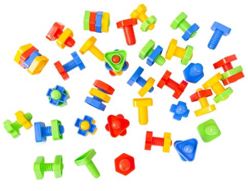 Blocuri de constructie educationale Screw King